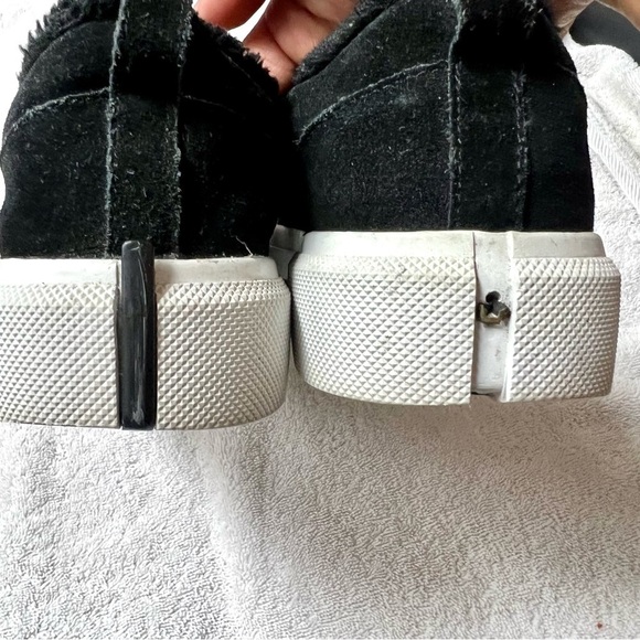 KENDALL & KYLIE Tory slip on platform sneakers with chains Black suede women 10 - Picture 13 of 13